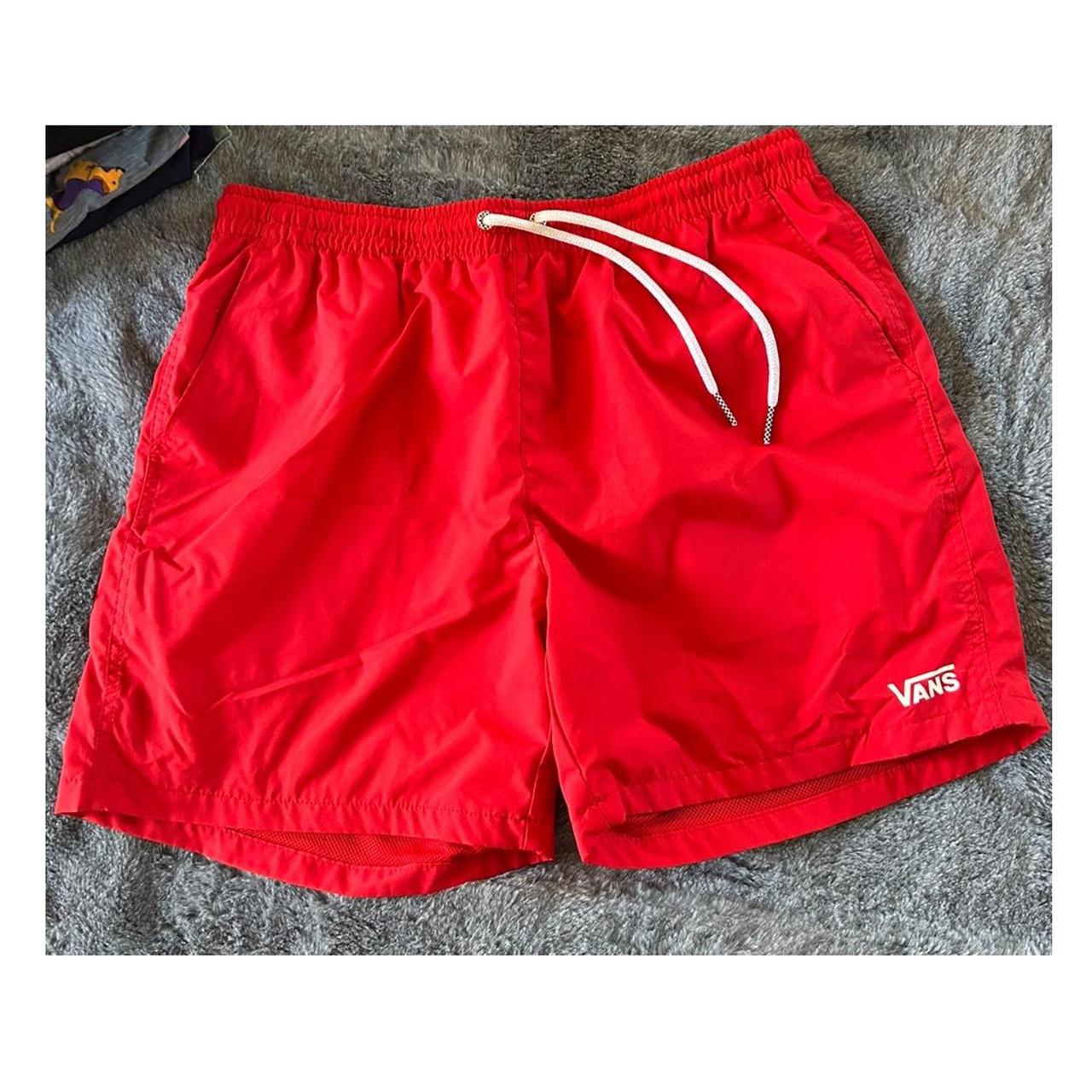 Red deals vans shorts