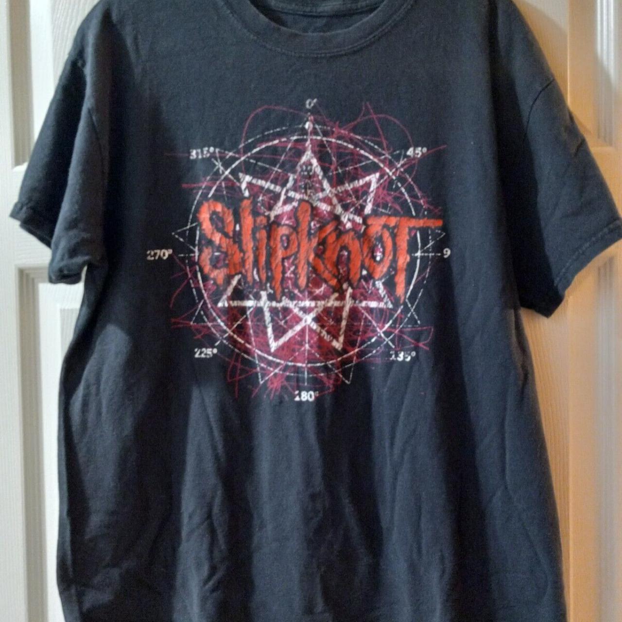 Slipknot Compass Double Sided Band T-Shirt Size... - Depop