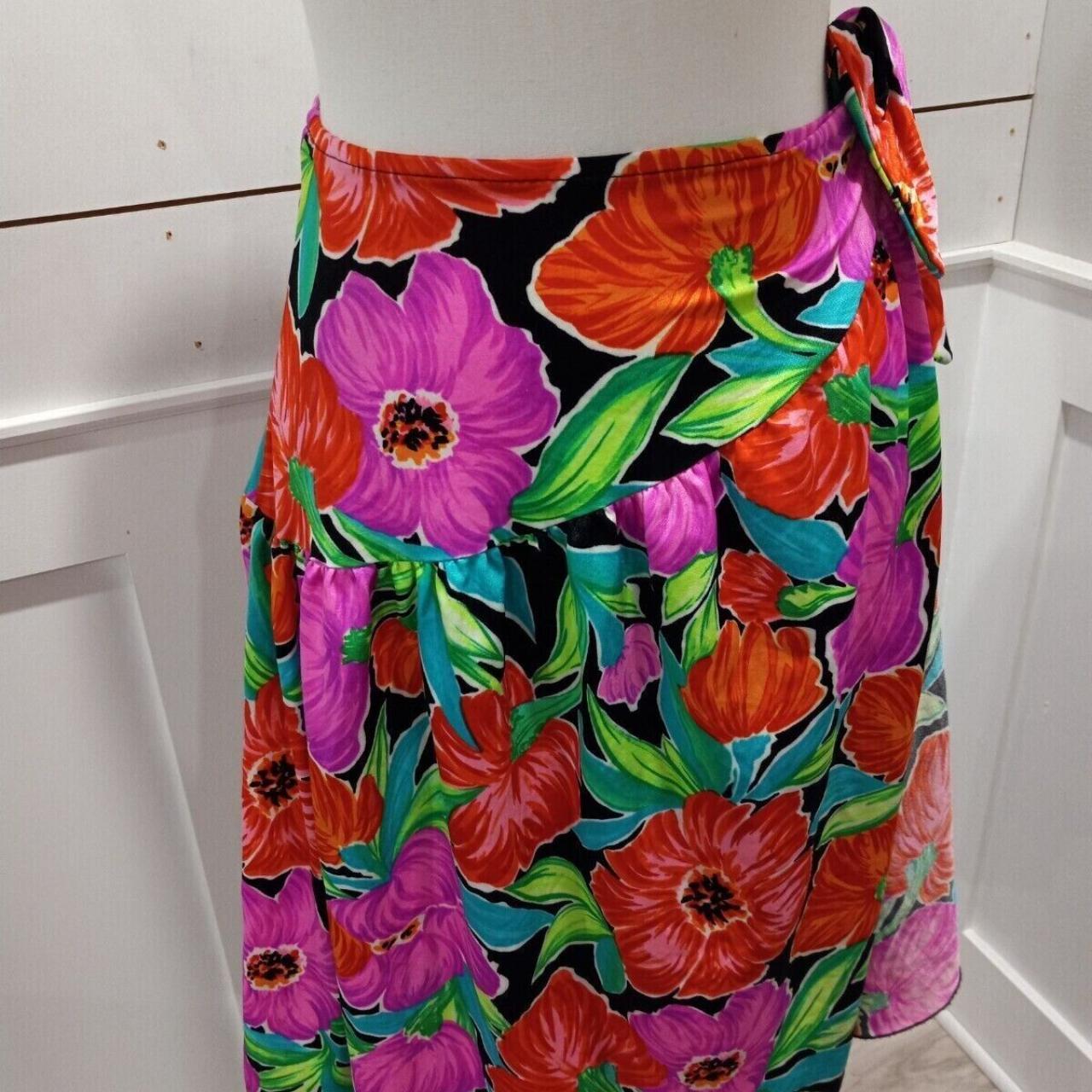 Vintage Catalina Women Wrap Around Skirt Size Small... - Depop