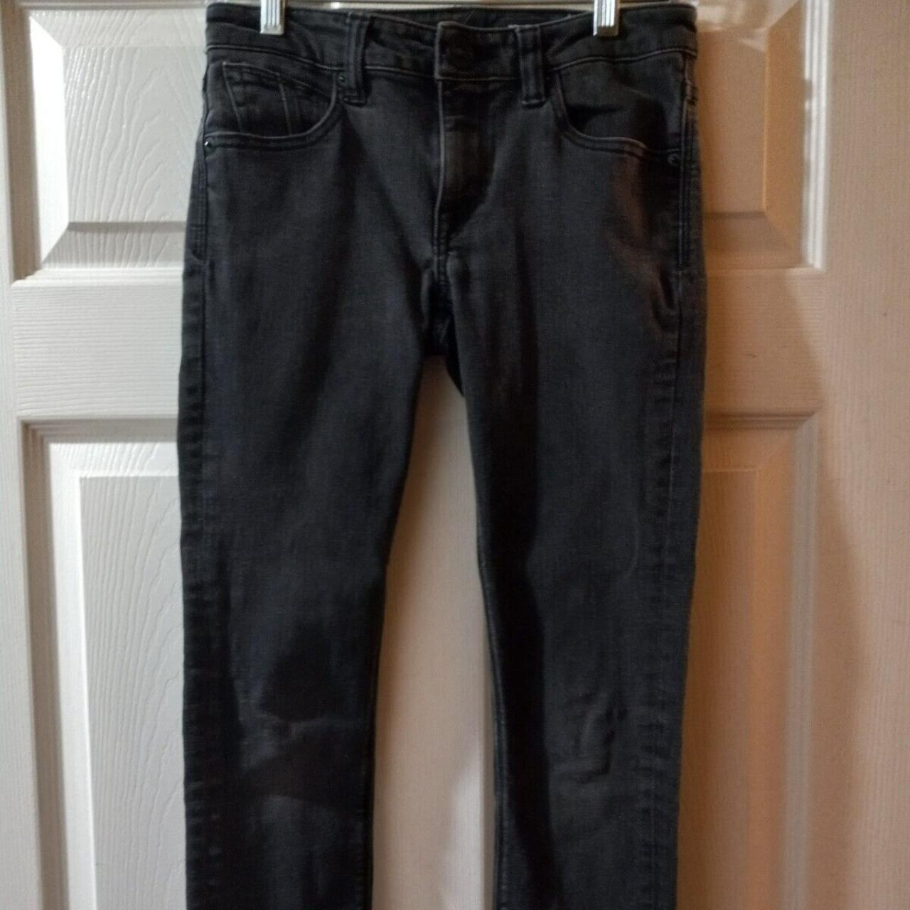 Women Jeans Size 26 Black Waist 13 1/2... Depop