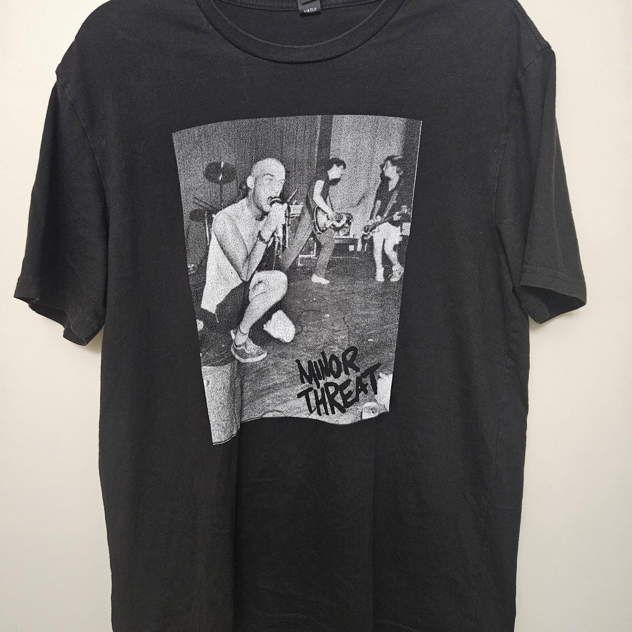 Minor Threat T-shirt Punk Rock Size= fits in between... - Depop