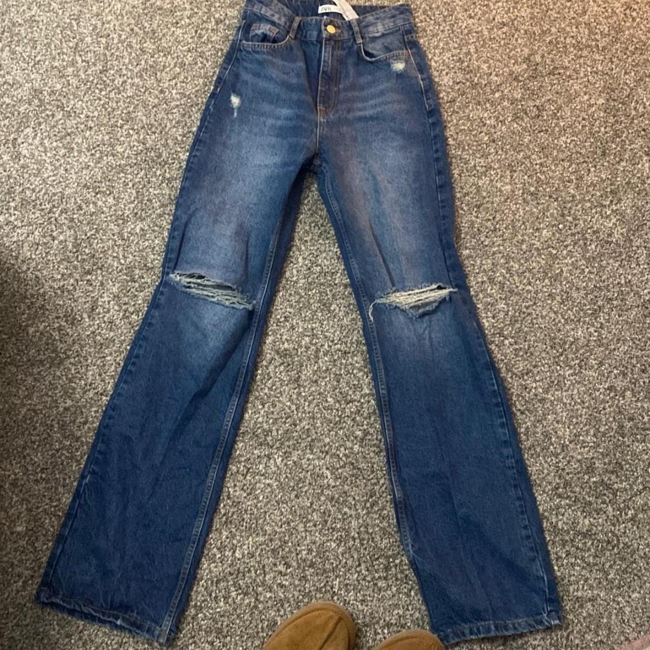 Zara jeans high waist - Depop