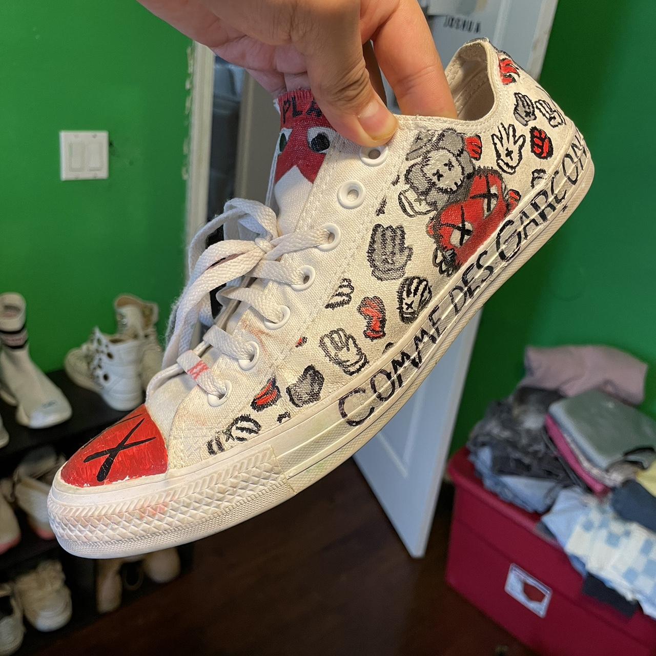 CUSTOM CDG X KAWS CONVERSE kaws cdg converse