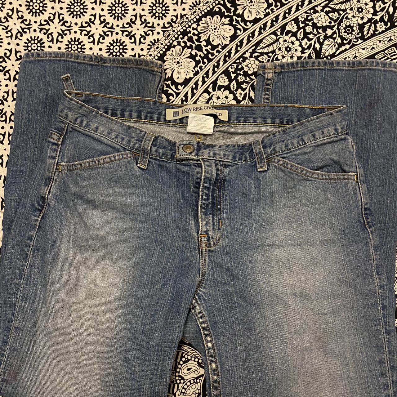 GAP superrr low rise jeans. SO CUTE for the 2000s... - Depop