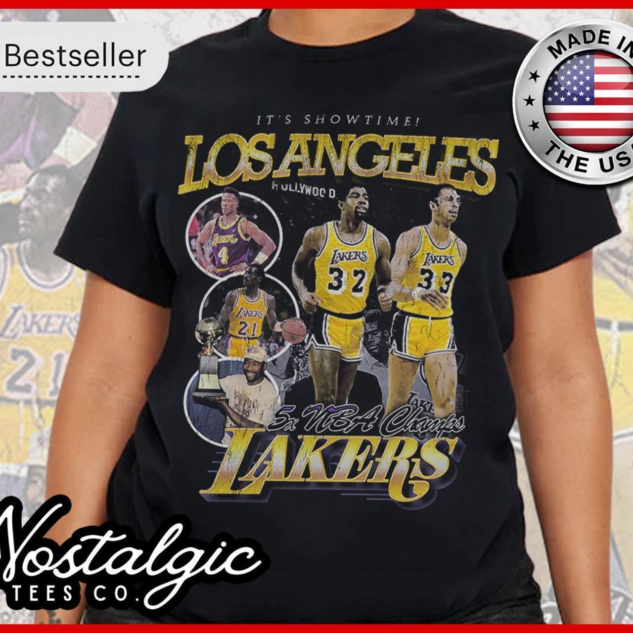 Showtime lakers clearance t shirt