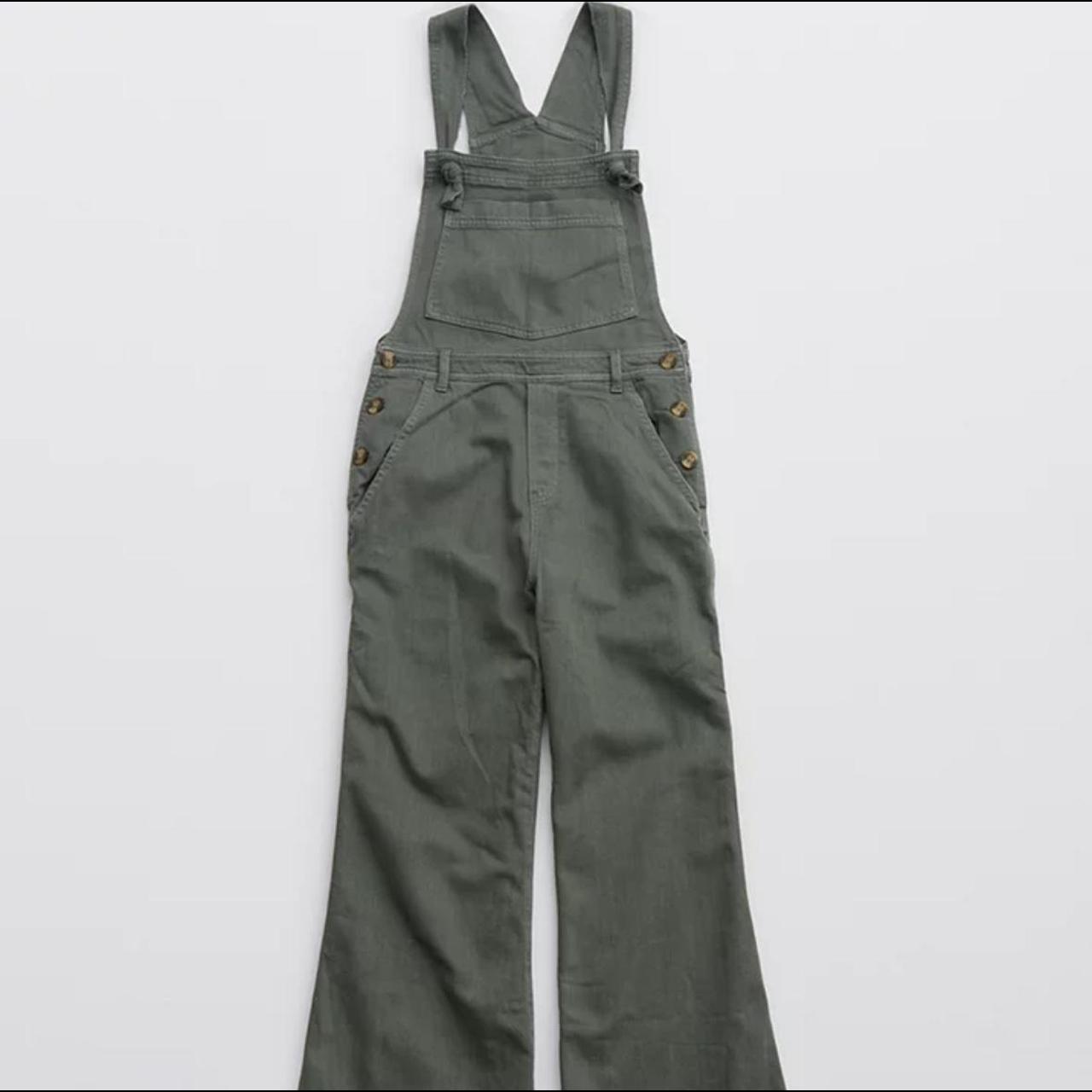 aerie green overalls vintage not on the market... Depop