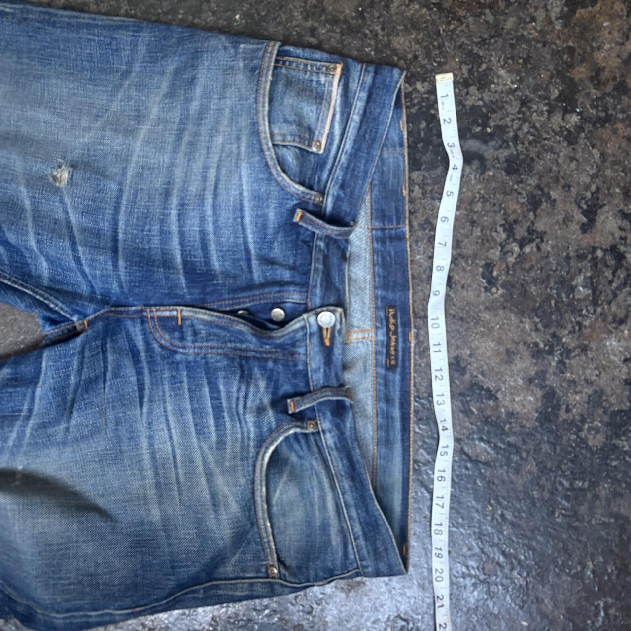 Nudie Jeans Men's Jeans - Blue/Navy - 34" – Nudie… - image 6