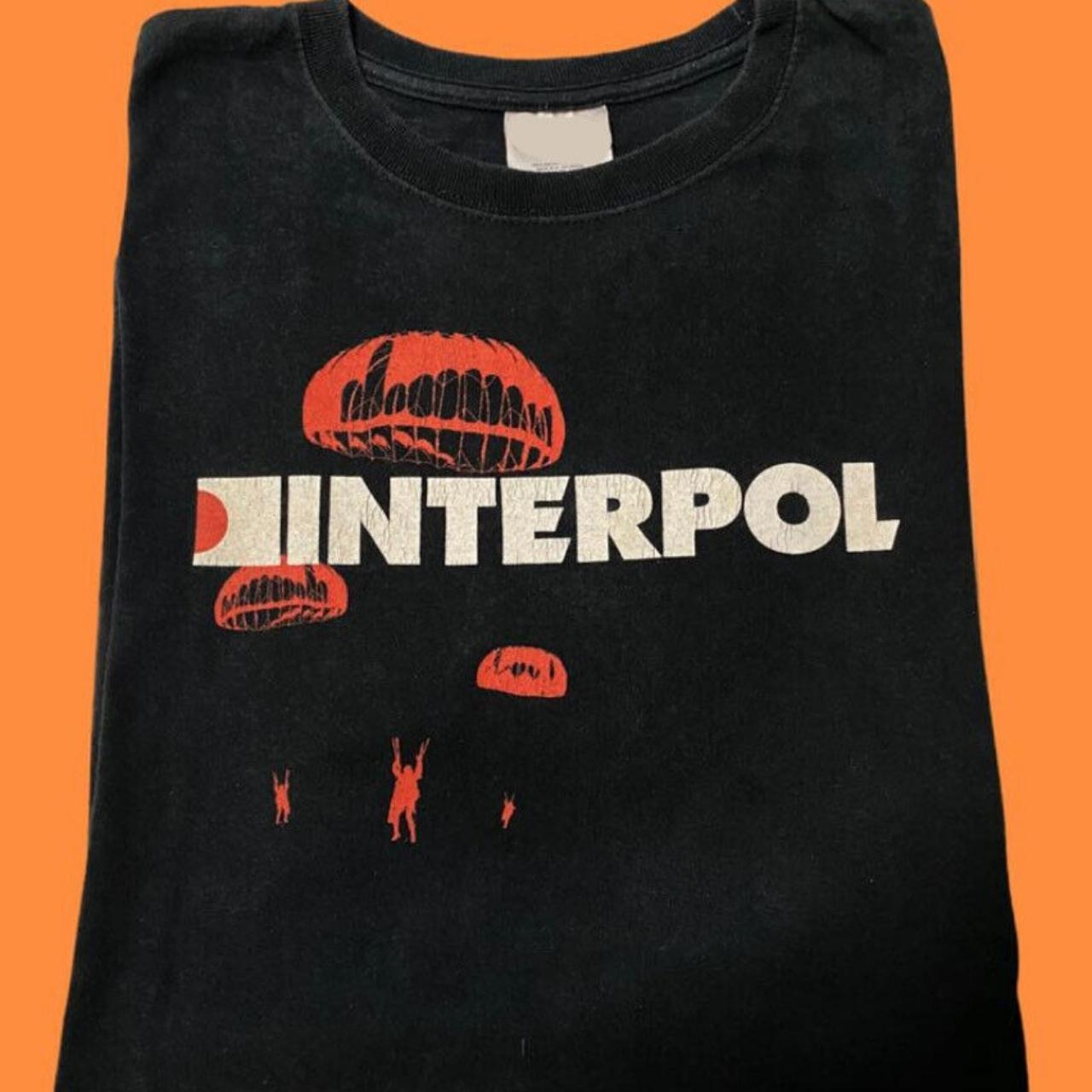 Interpol popular Rare Vintage Turn On The Bright Lights Shirt XL