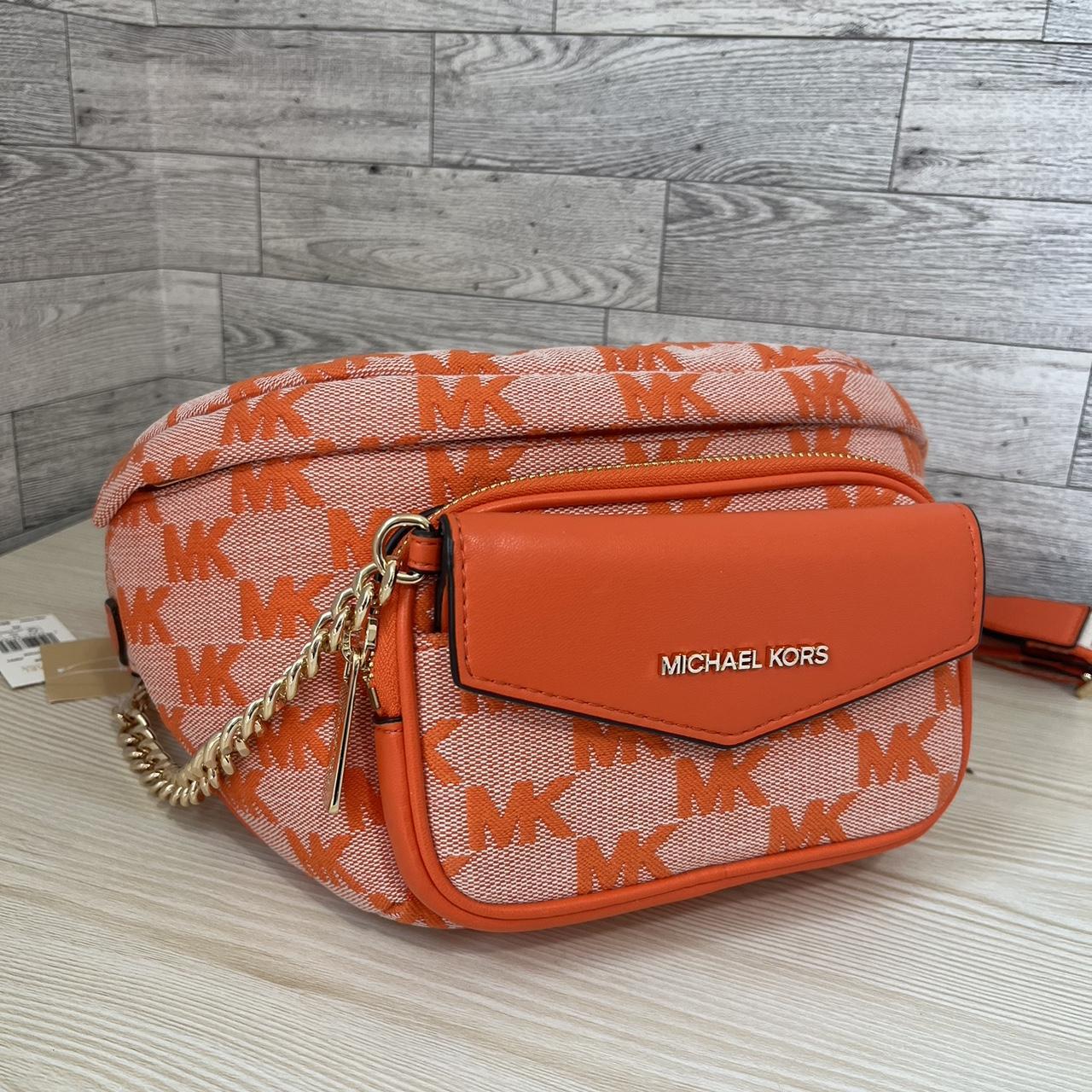 Michael Kors Large Poppy Orange Maisie Waist Pack. Depop