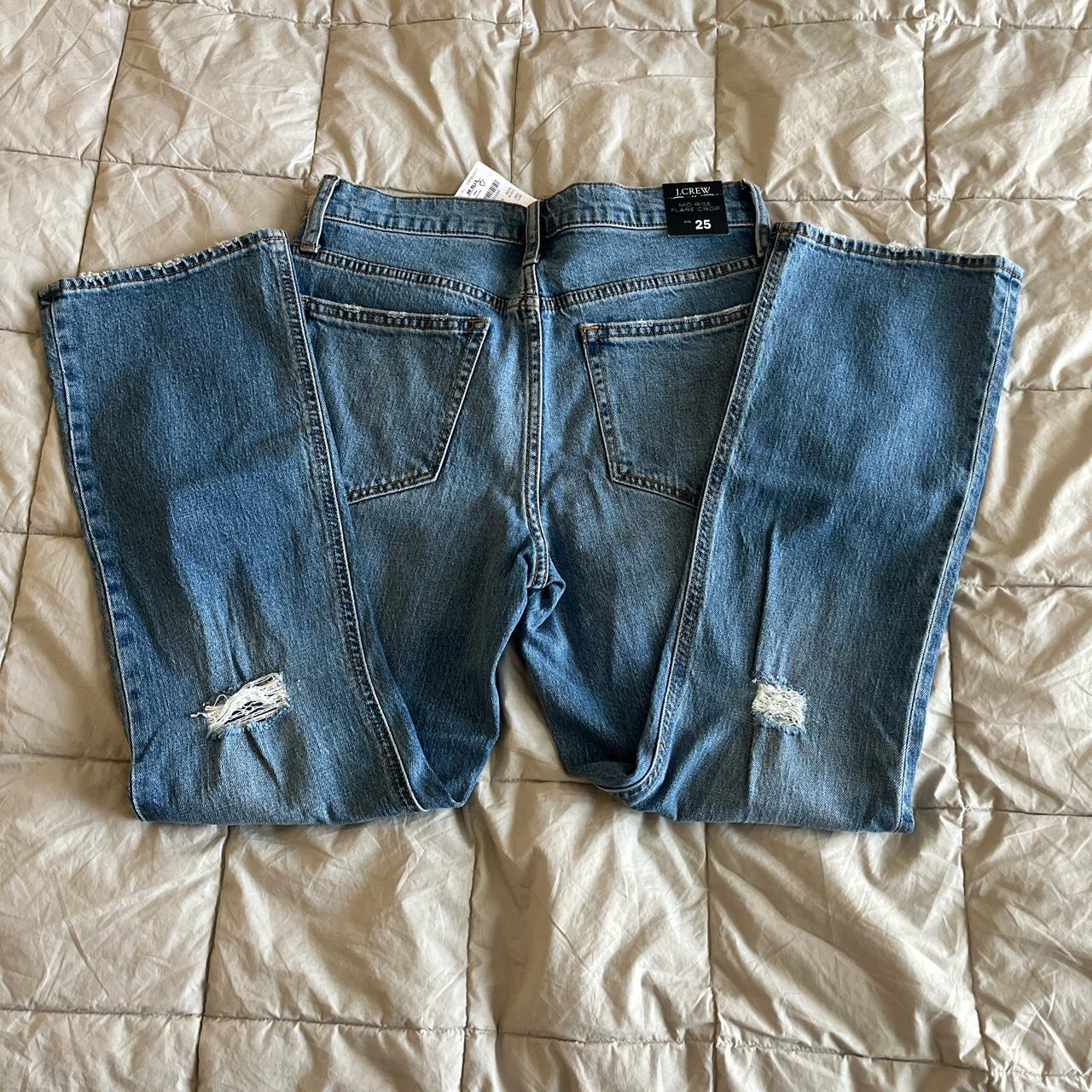 J Crew women’s Mid-Rise Flare Crop size 25. Two... - Depop