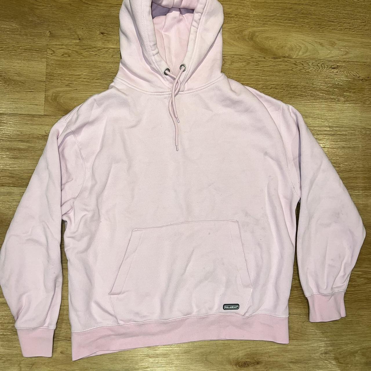 Pull and hotsell bear pink hoodie