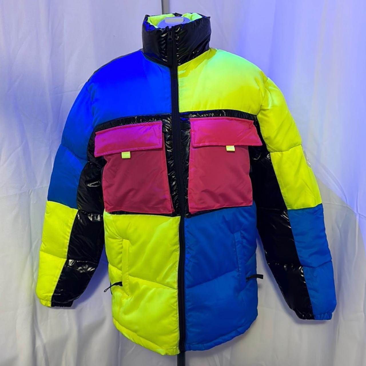 Mens rainbow hot sale puffer jacket