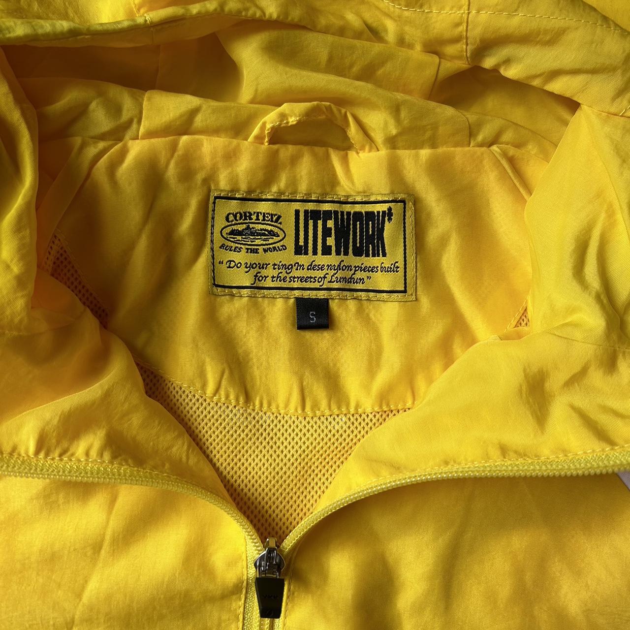 CORTEIZ yellow windbreaker Size S Men's, Barely worn | Depop