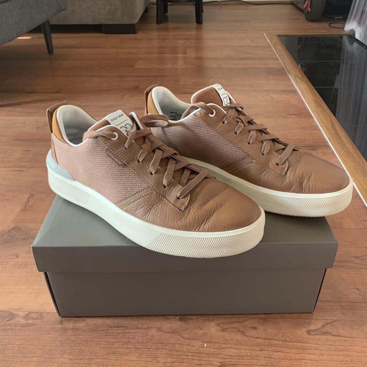 cole haan women's black leather sneakers