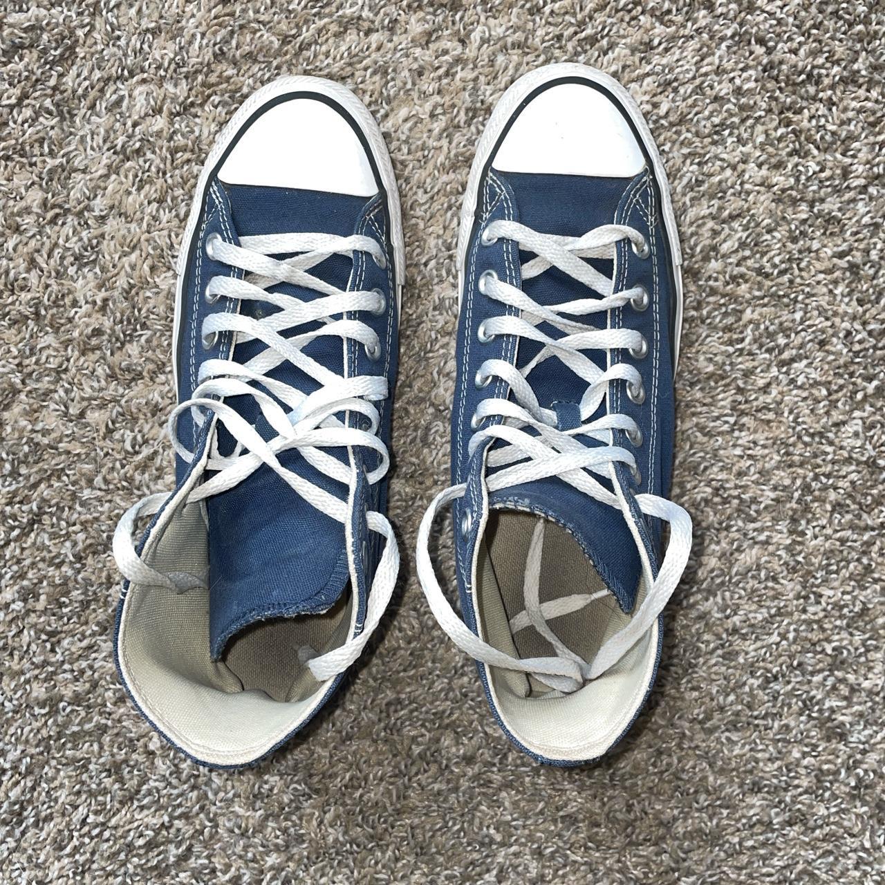 Navy Blue Converse. Men’s Size 7.5 Women’s 9.5 - Depop