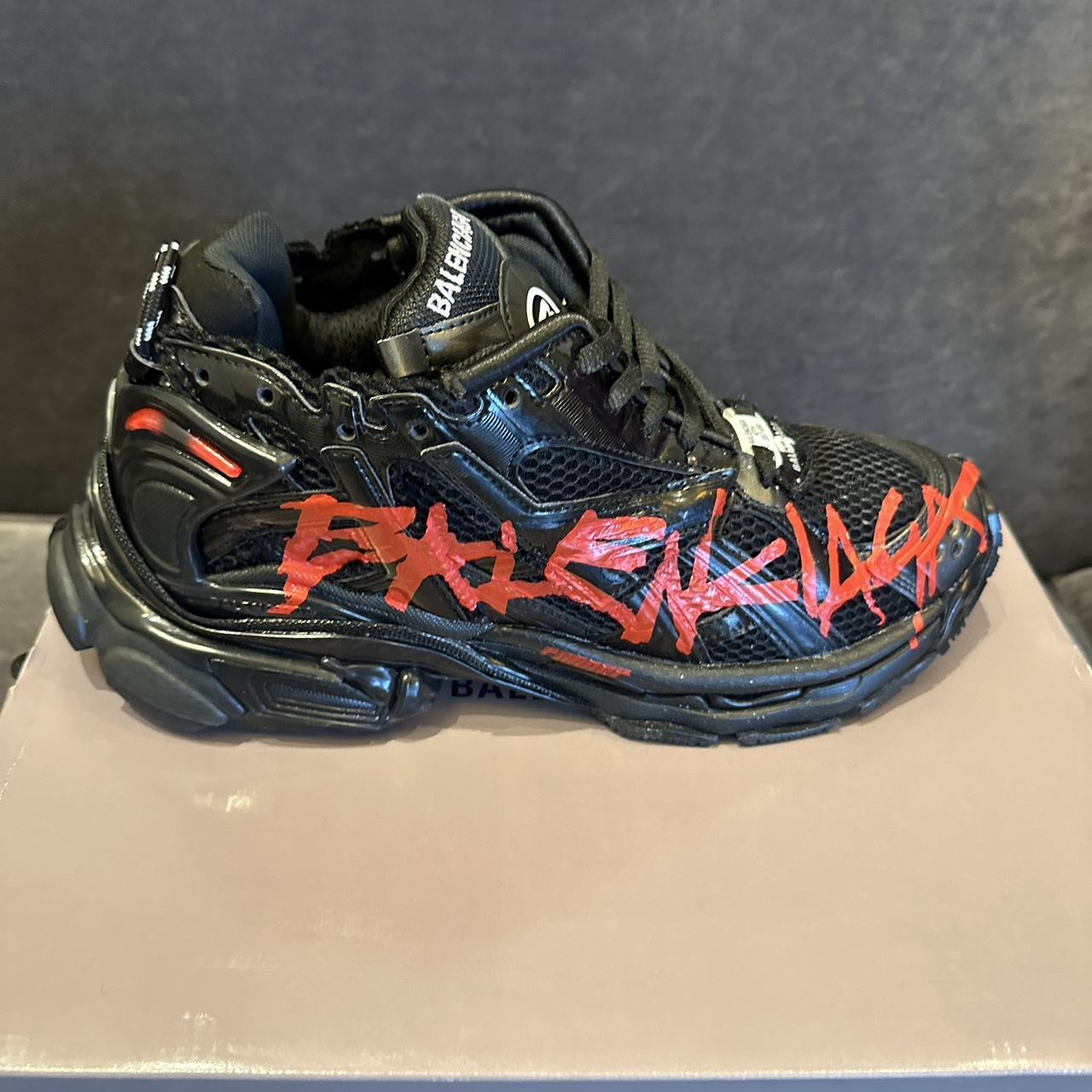 Balenciaga Graffiti Runner sneakers. Brand new.. | Depop Balenciaga Graffiti Runner sneakers. Brand new.. | Depop