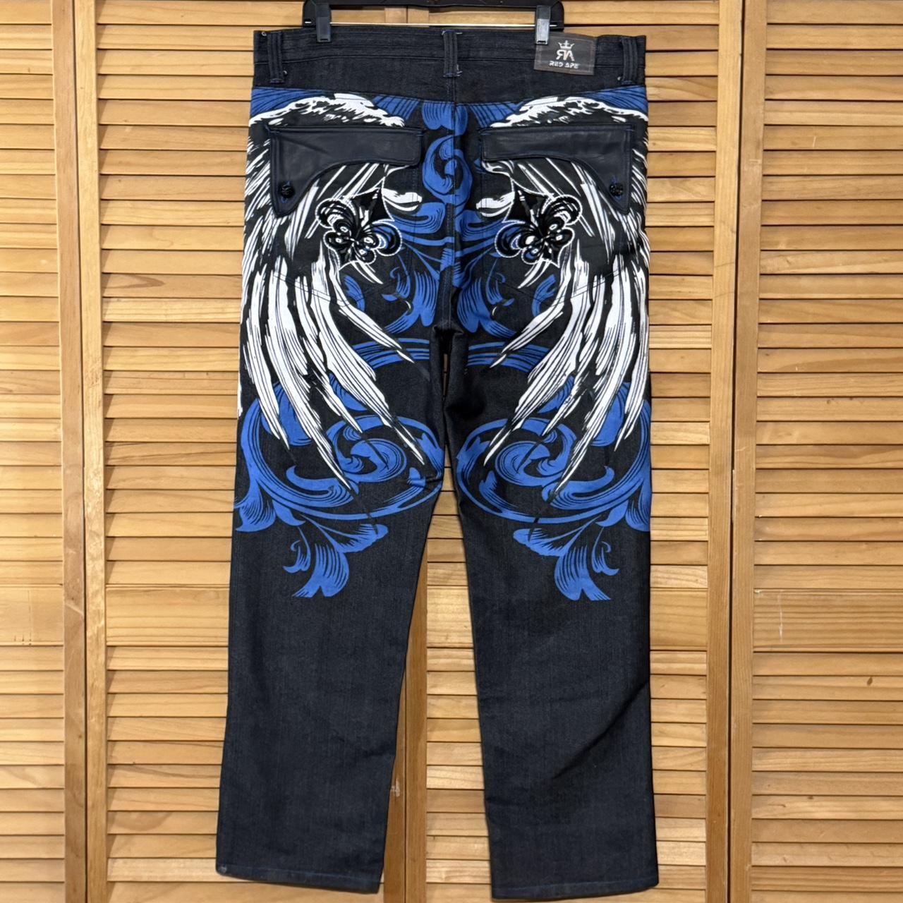 Red ape jeans🦍 - new with tags - worn a few times | Depop