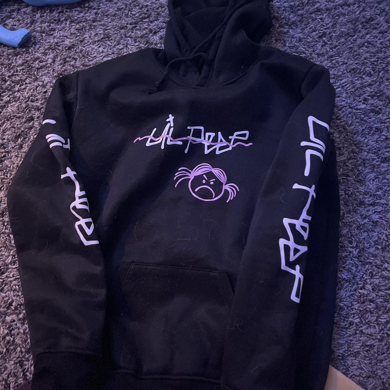 Lil Peep hoodie 🖤 Size medium Great condition... - Depop