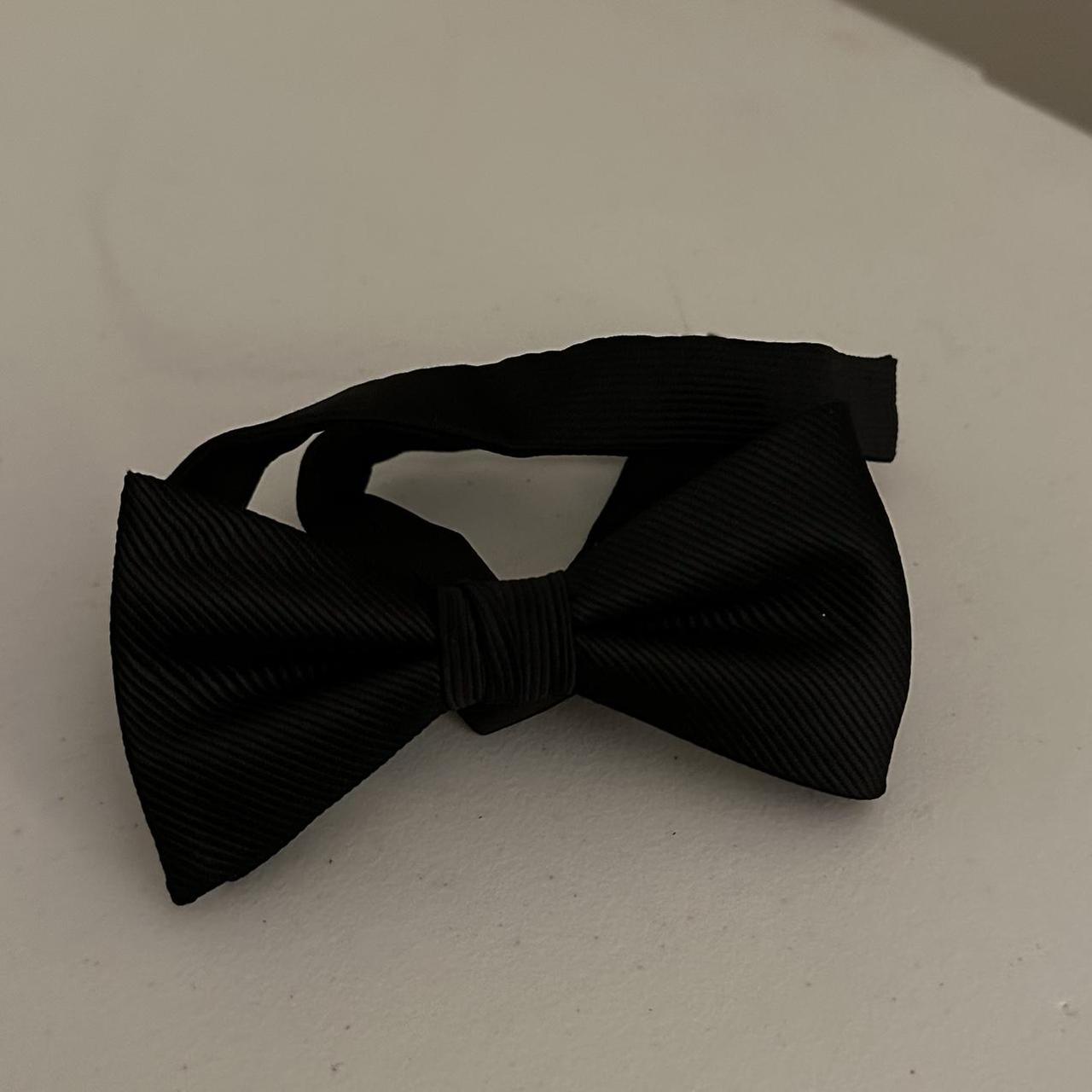 Calvin klein black bow clearance tie