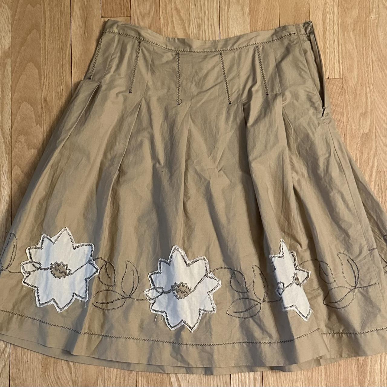 Tan skirt size outlet 6