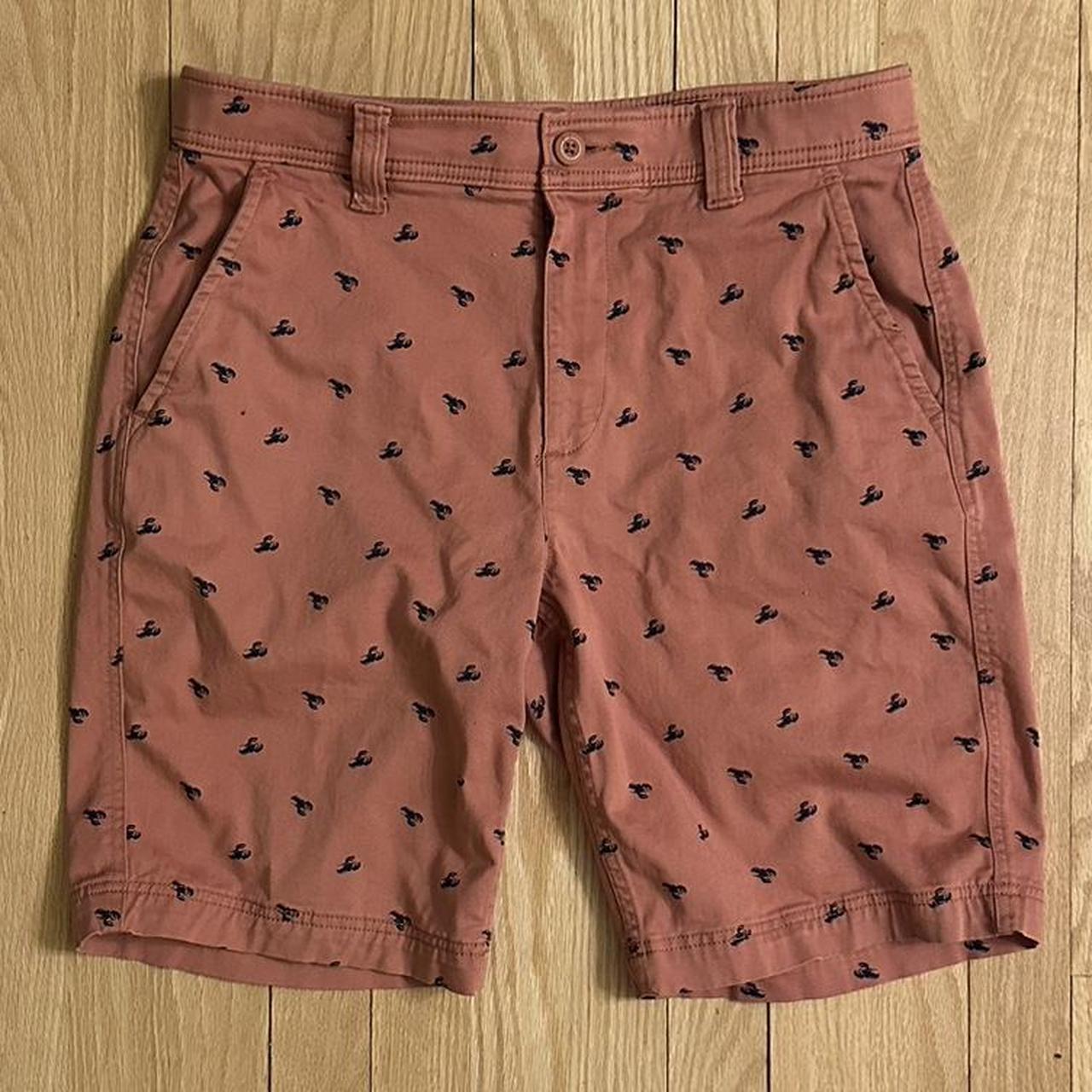 Men's Lobster Chino Shorts John's Bay Depop
