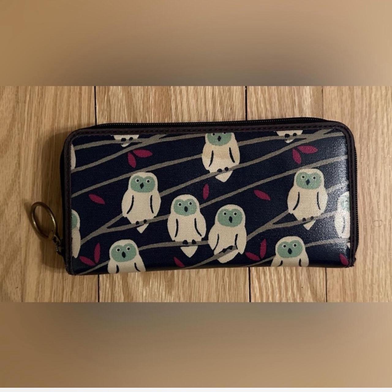 Fossil Women's Wallet - Blue/Multi – Fossil Zippe… - image 2