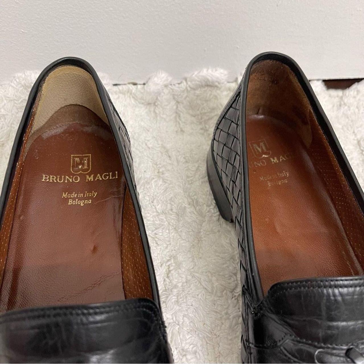 Bruno Magli Italy Men s Dress Loafers Black Size Depop