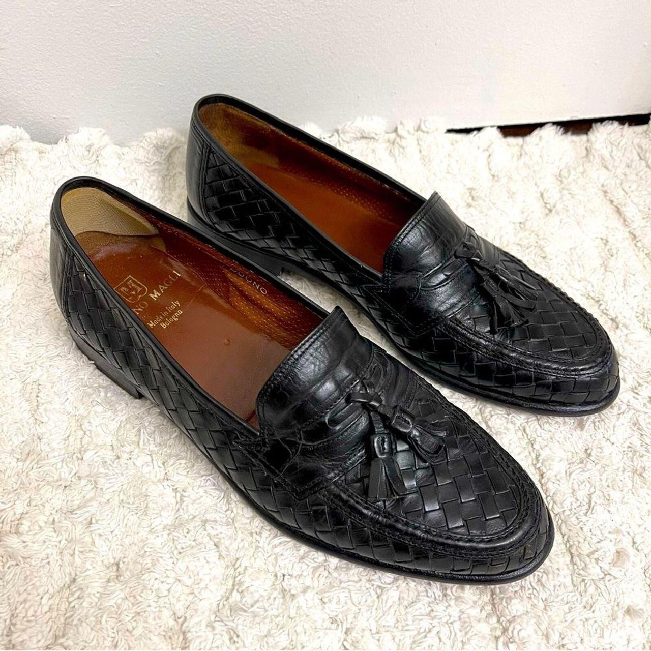 Bruno Magli Italy Men s Dress Loafers Black Size Depop