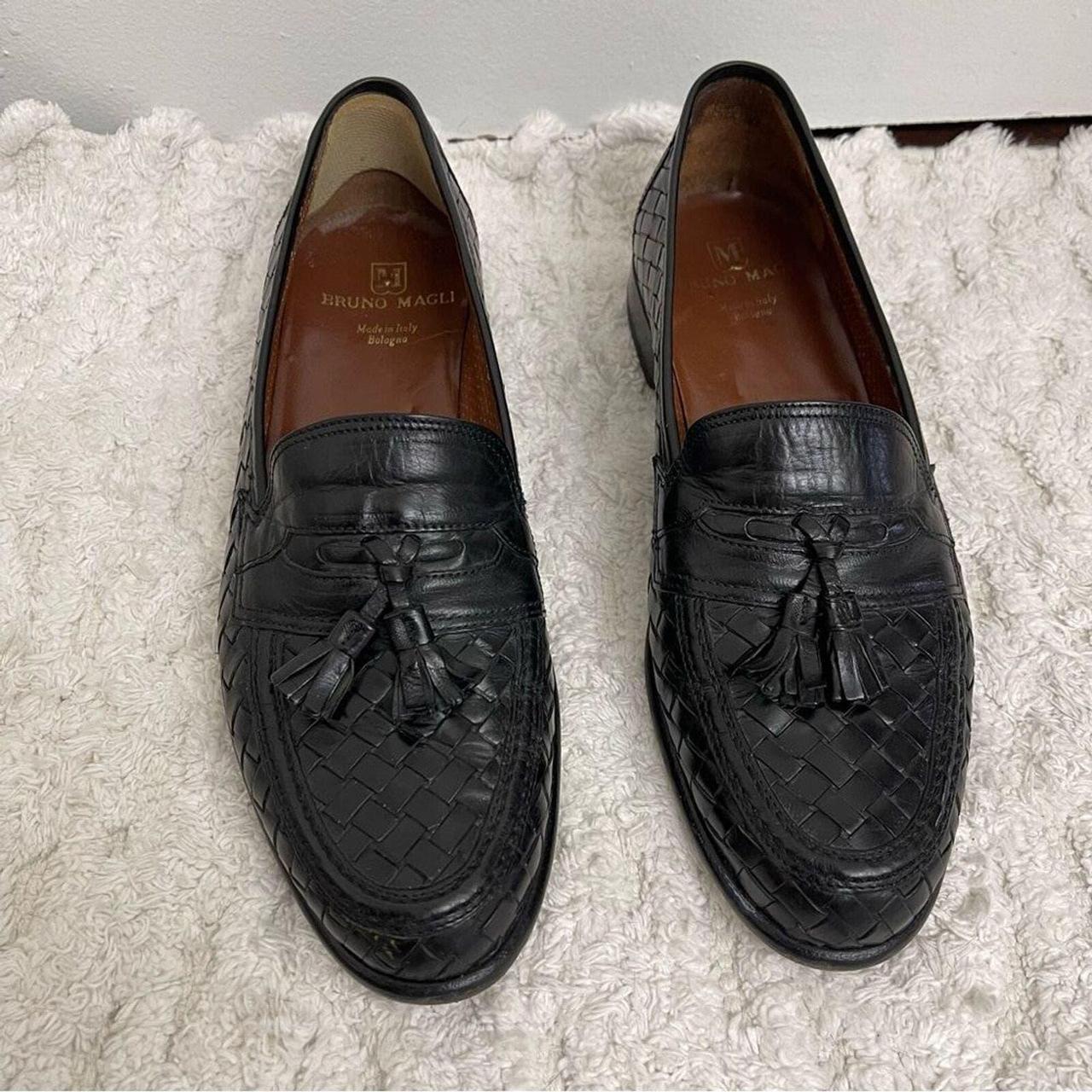 Bruno Magli Italy Men s Dress Loafers Black Size Depop