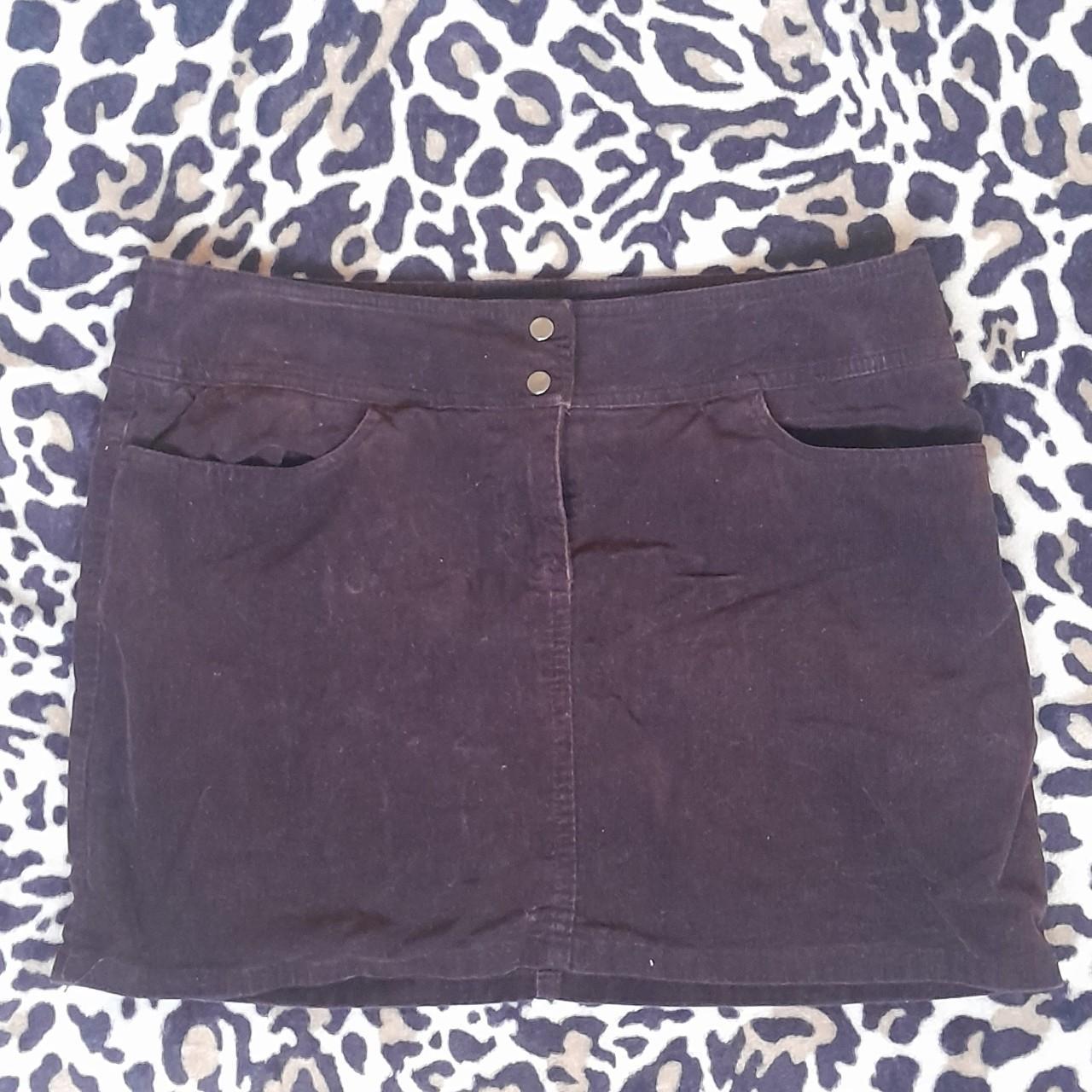 dark purple corduroy skirt 🖤💫 #goth #indie #trendy... - Depop