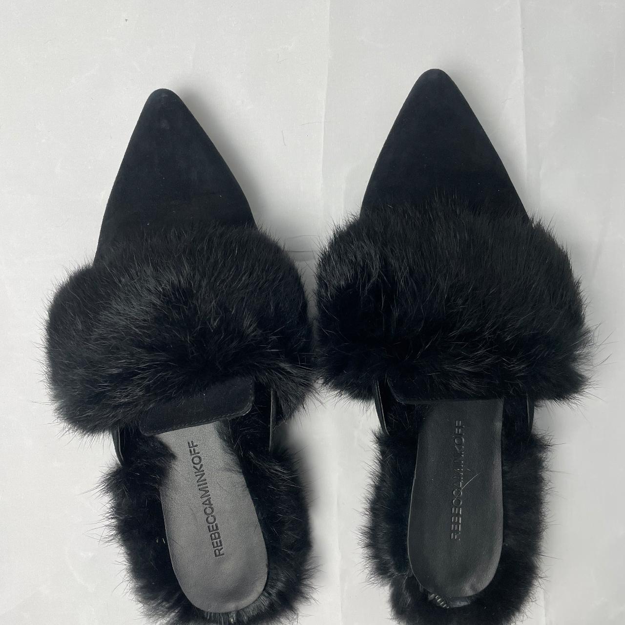 Rebecca minkoff hot sale fur mules