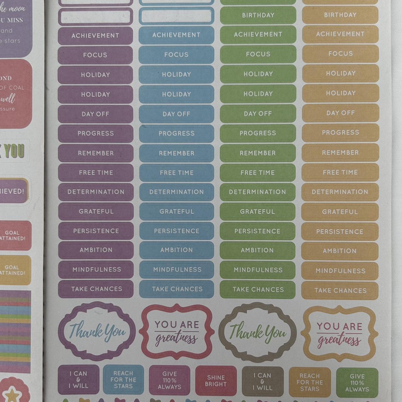 Productivity Sticker Sheet