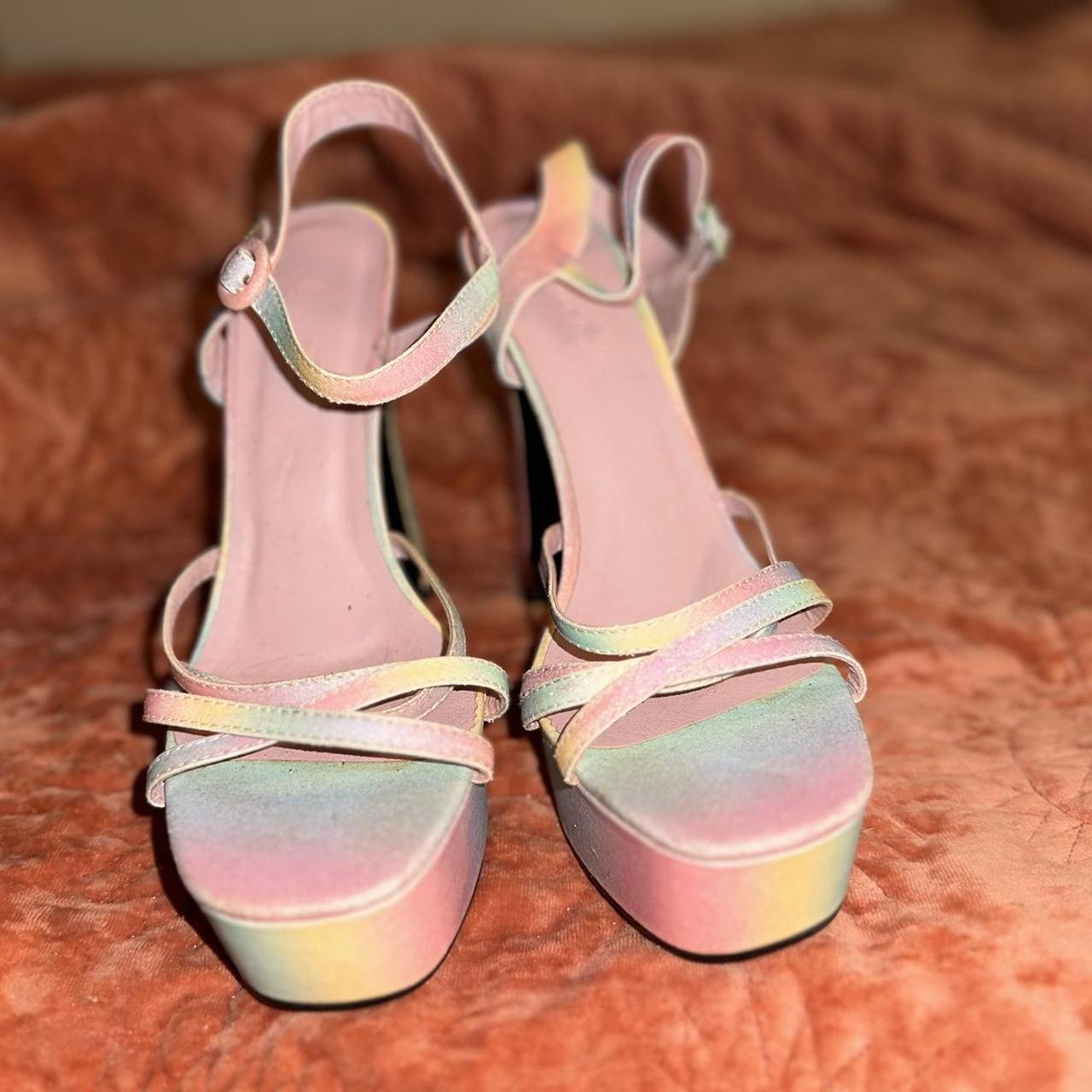 Dolls Kill Sugar Thrillz Fairy Dust heels- out of... - Depop