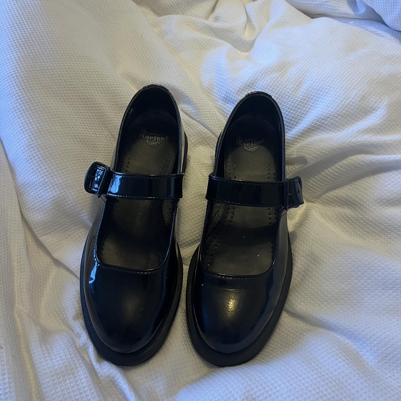 Dr martens size 6 black Mary janes Pinterest girl... - Depop