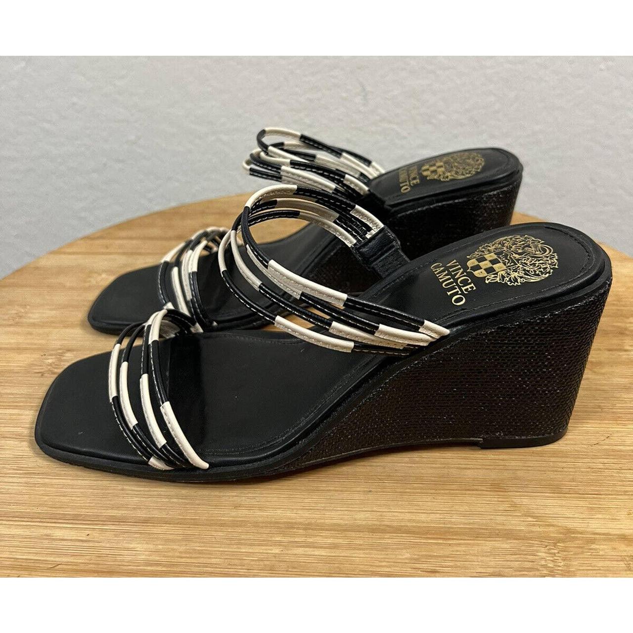 Vince camuto black strappy on sale sandals