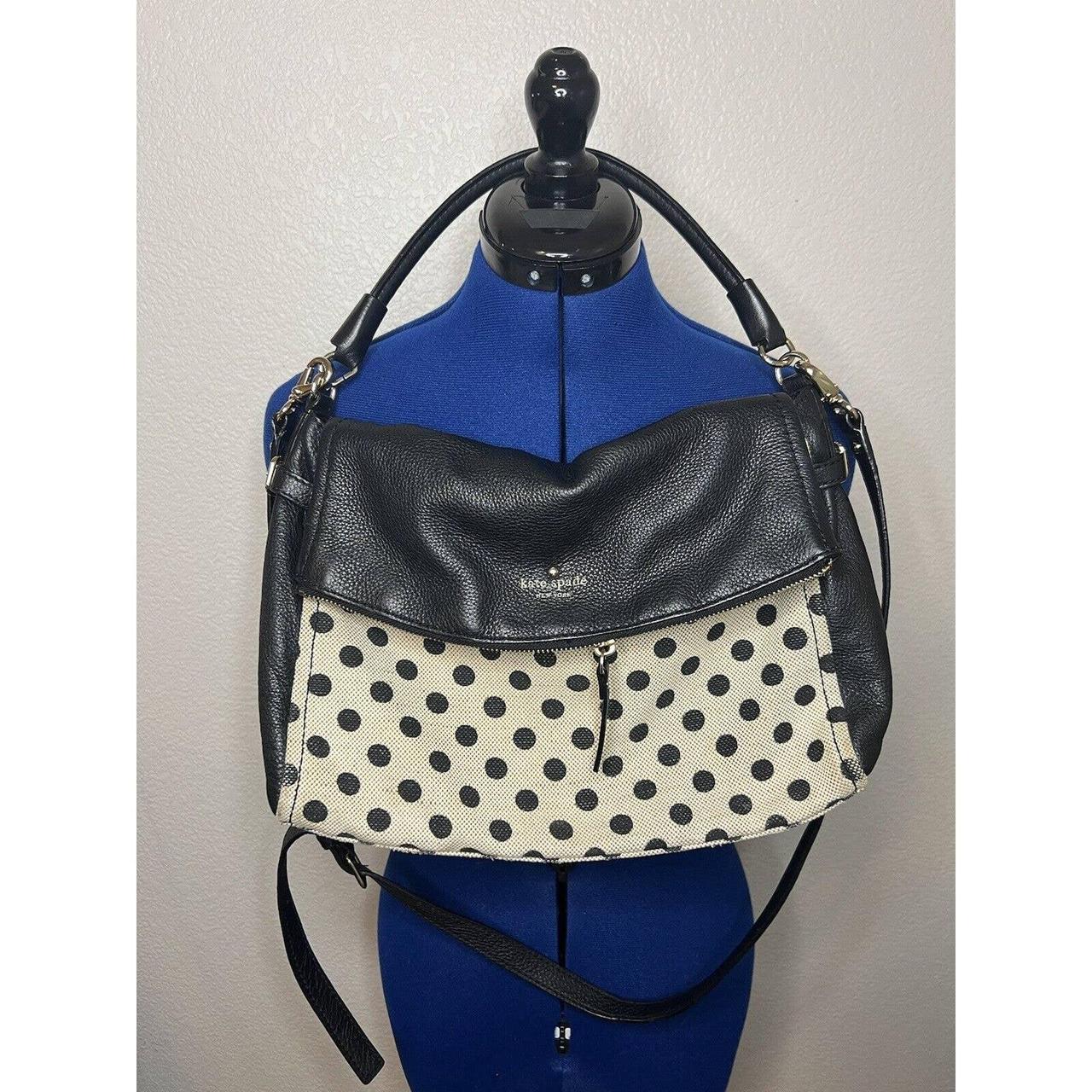 Kate spade black discount and cream crossbody