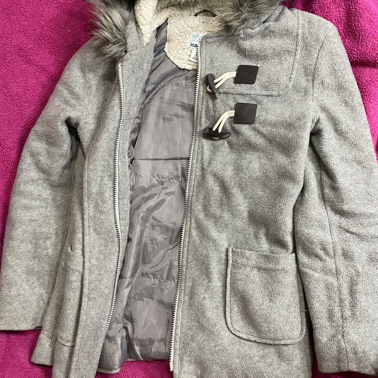 Old navy hot sale grey coat