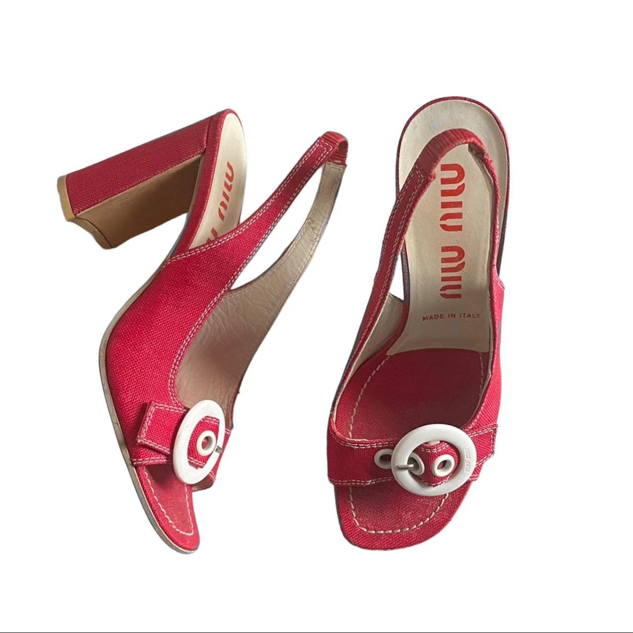 miu miu red heels