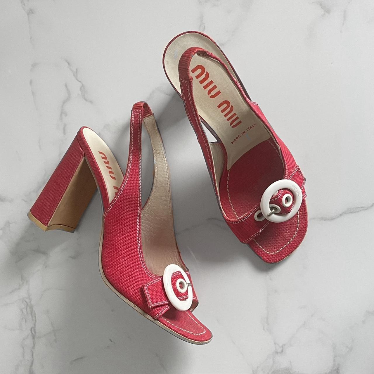 miu miu red heels
