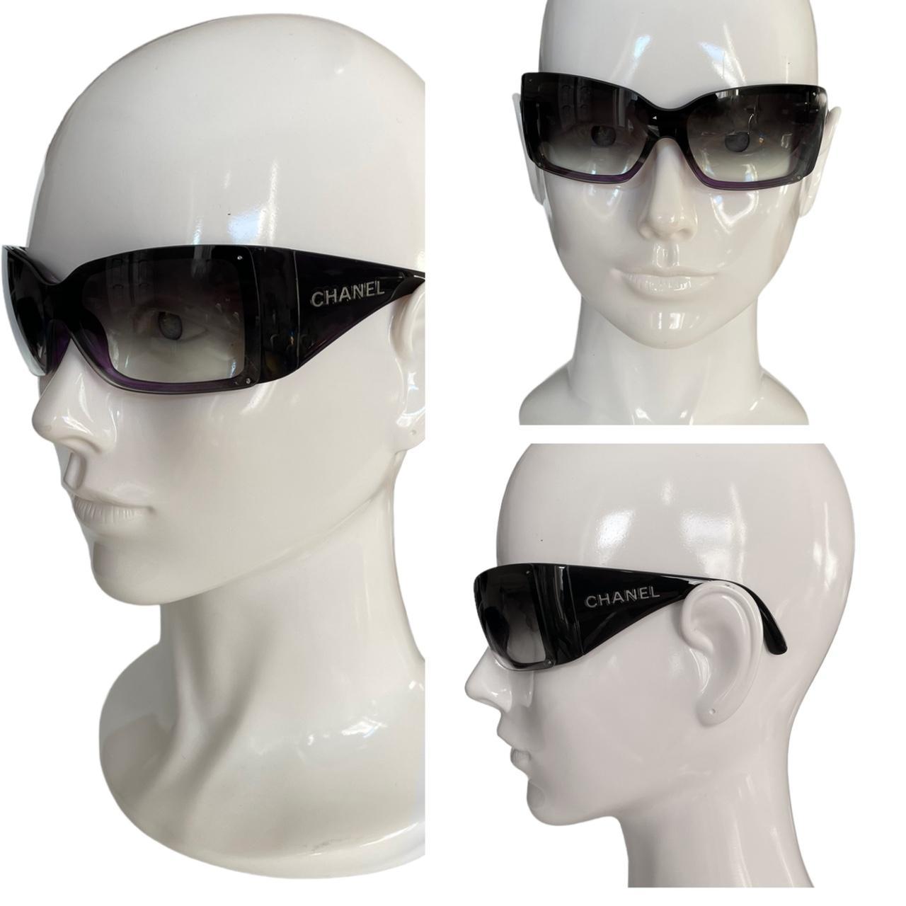 chanel purple sunglasses