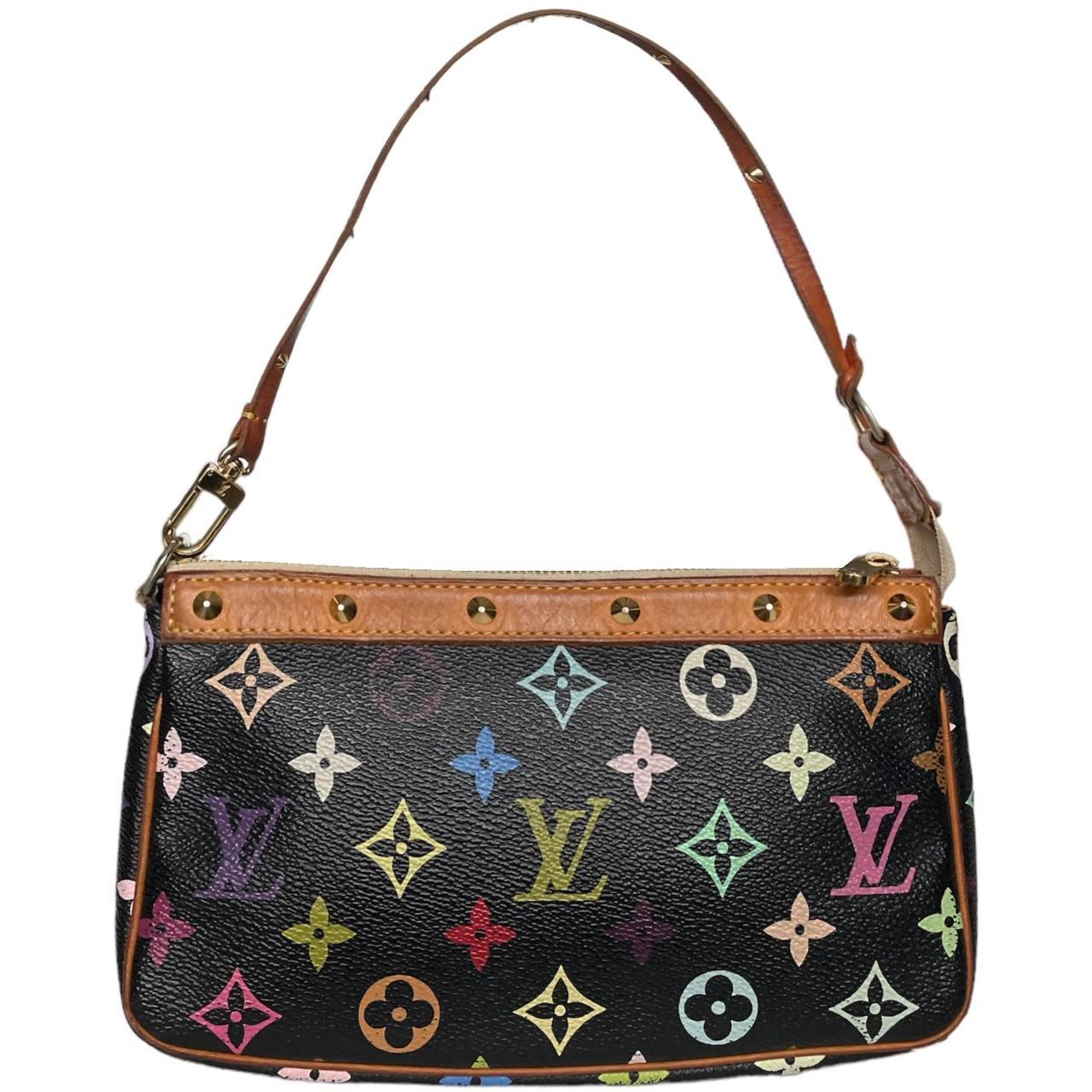 Vintage Louis Vuitton Pochette multicolor bag Tasche - Depop