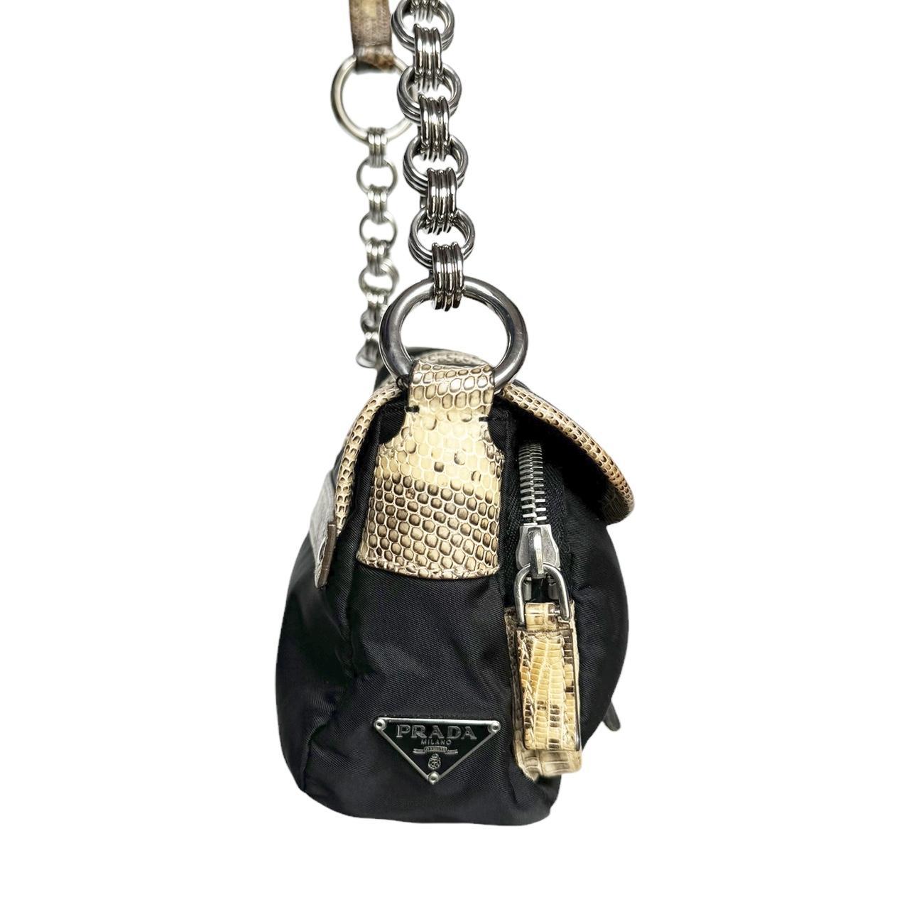 Prada bag - Authentic Prada Exotic Trim Nylon Buckle | Depop