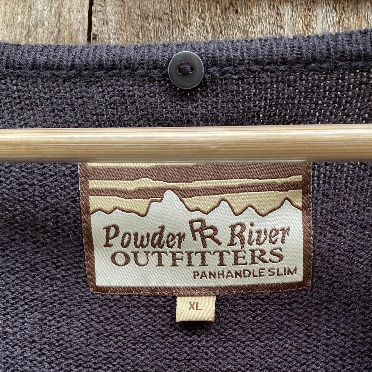 Western Powder River Outfitters cardigan. Thin,... - Depop