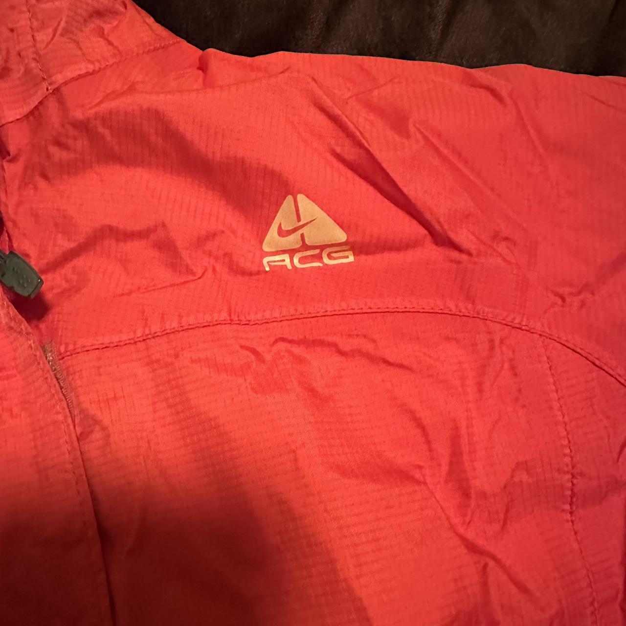 nike acg jacket red