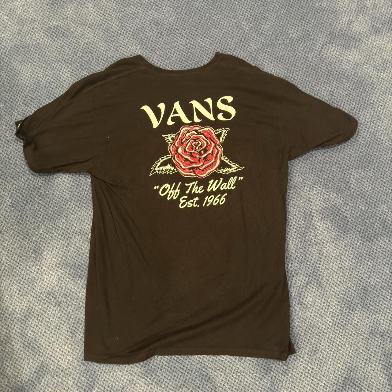 Vans off sale the wall rose