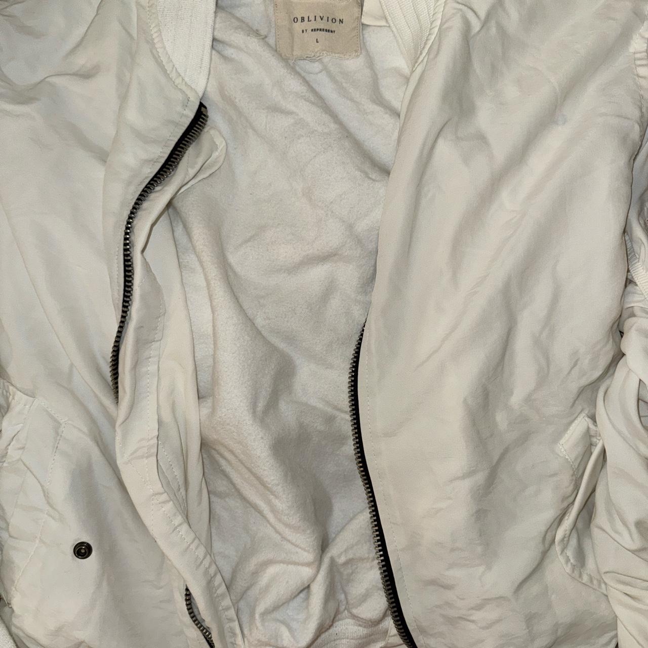 OBLIVION BY REPRESENT; White Bomber Jacket