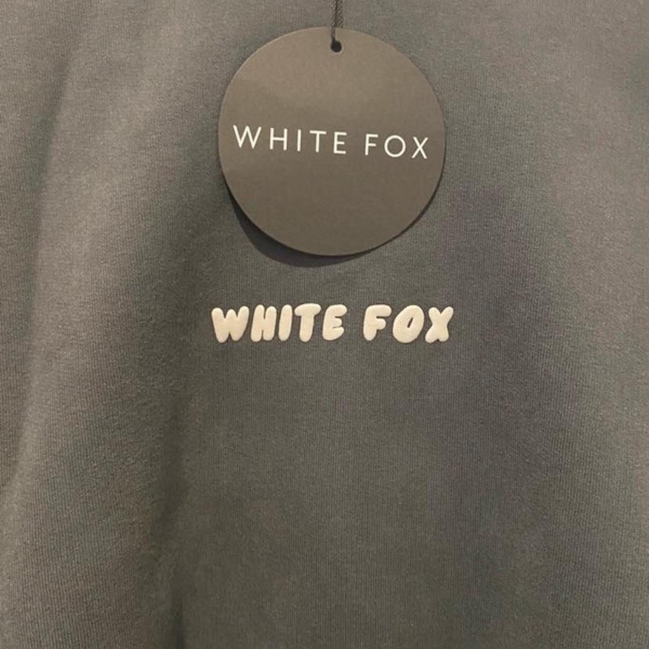 White Fox Leisure Series Oversized Hoodie... - Depop