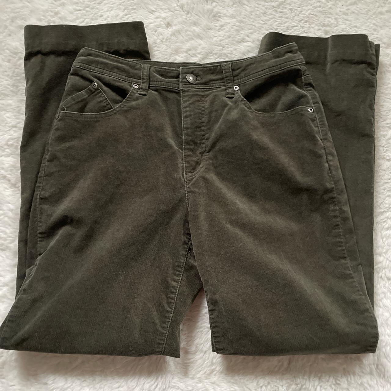 Vintage dark forest green Chico’s pants Bootcut Size... - Depop