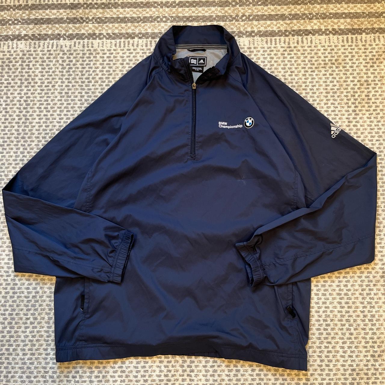 Adidas BMW windbreaker jacket Zipper... - Depop