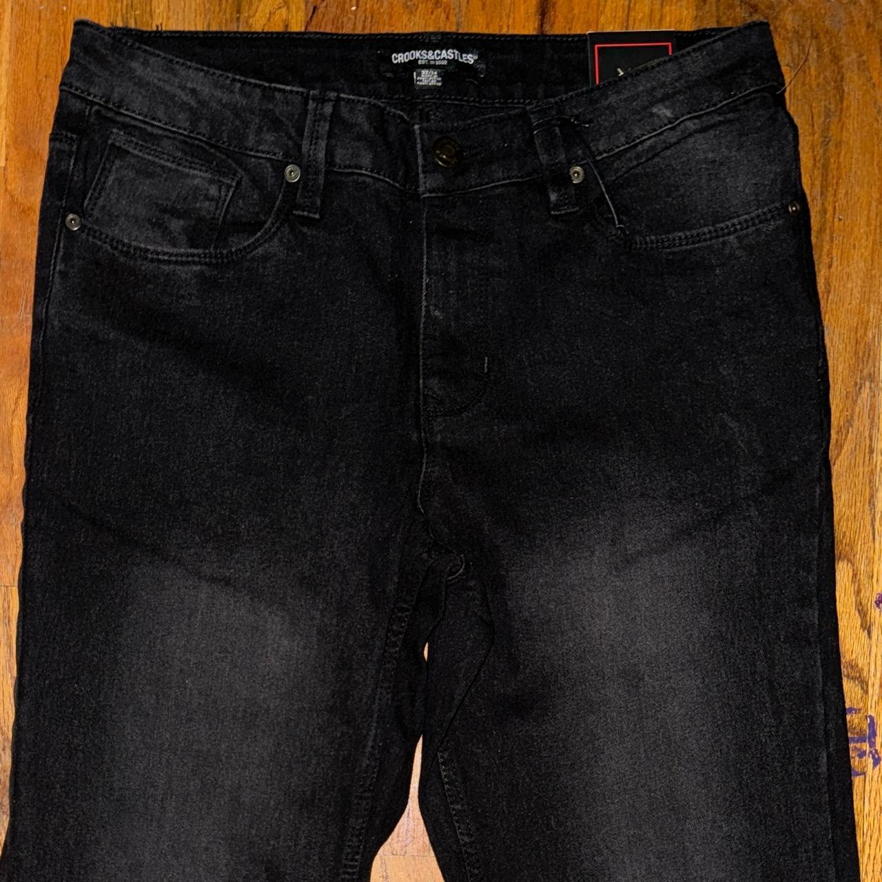 Crooks and Castles black jeans waist 32 SEND OFFERS! Depop